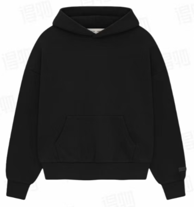 Fear of God Essentials SS25 Classic Hoodie - Jet Black