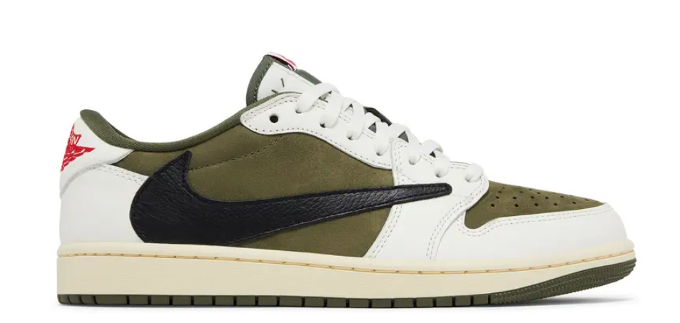Travis Scott x Air Jordan 1 Retro Low OG - Medium Olive