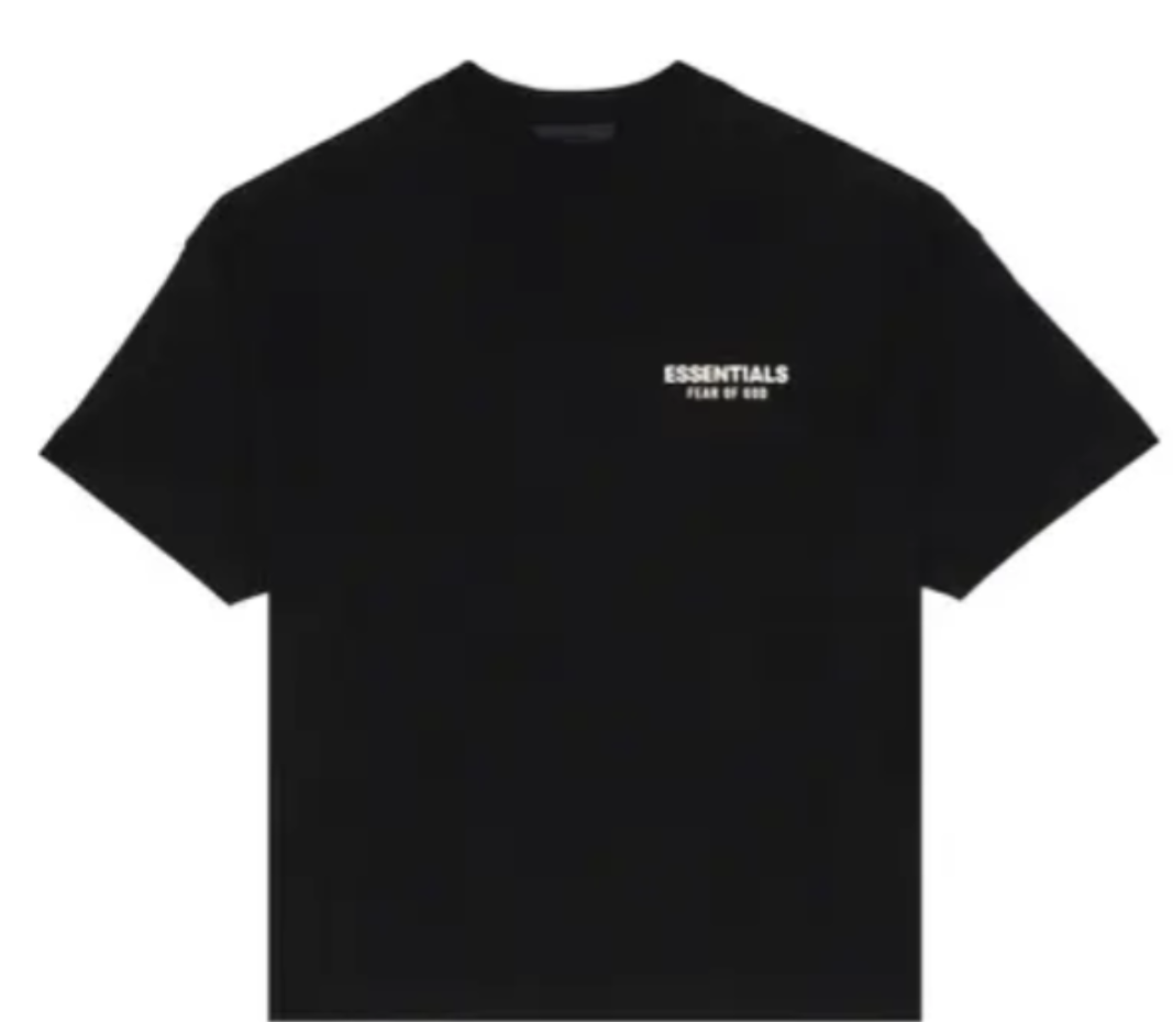 Fear of God Essentials Fleece T-Shirt - Black