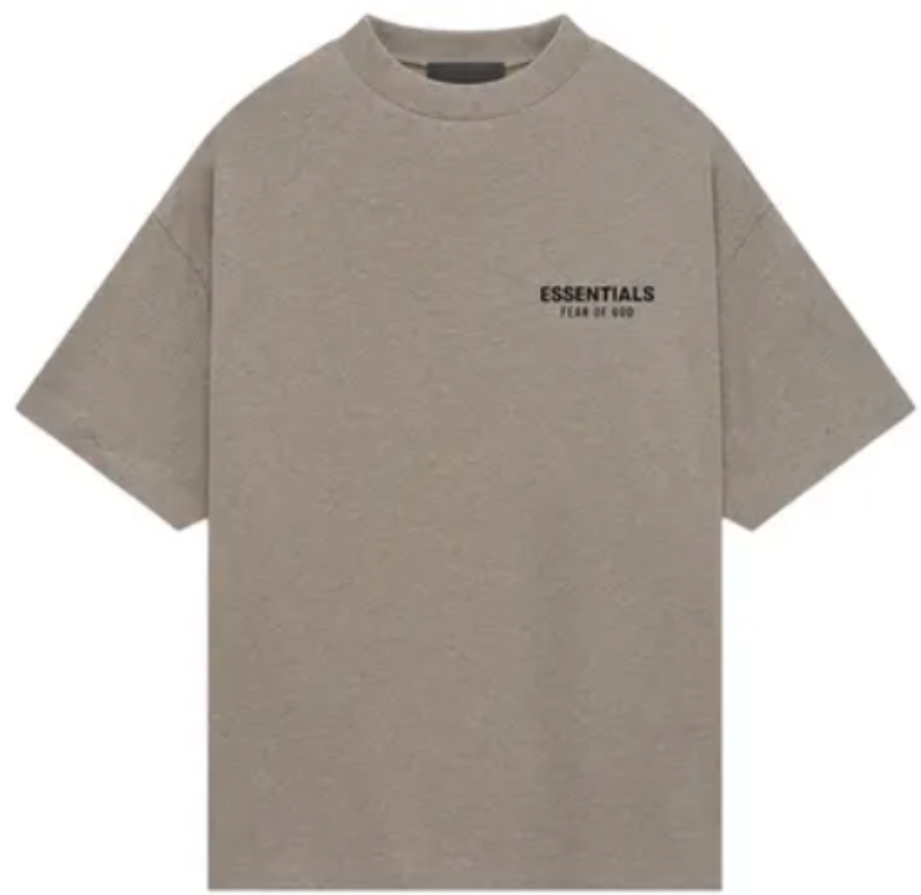 Fear of God Essentials Fleece T-Shirt - Heather Grey