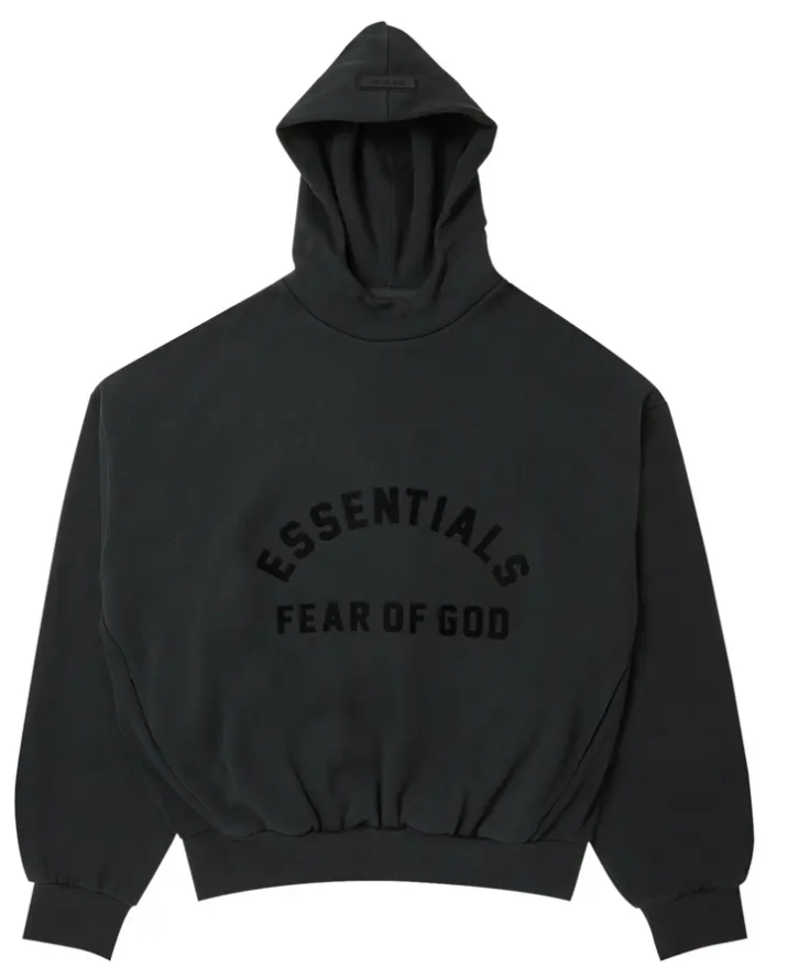 Fear of God Essentials Hoodie - Jet Black