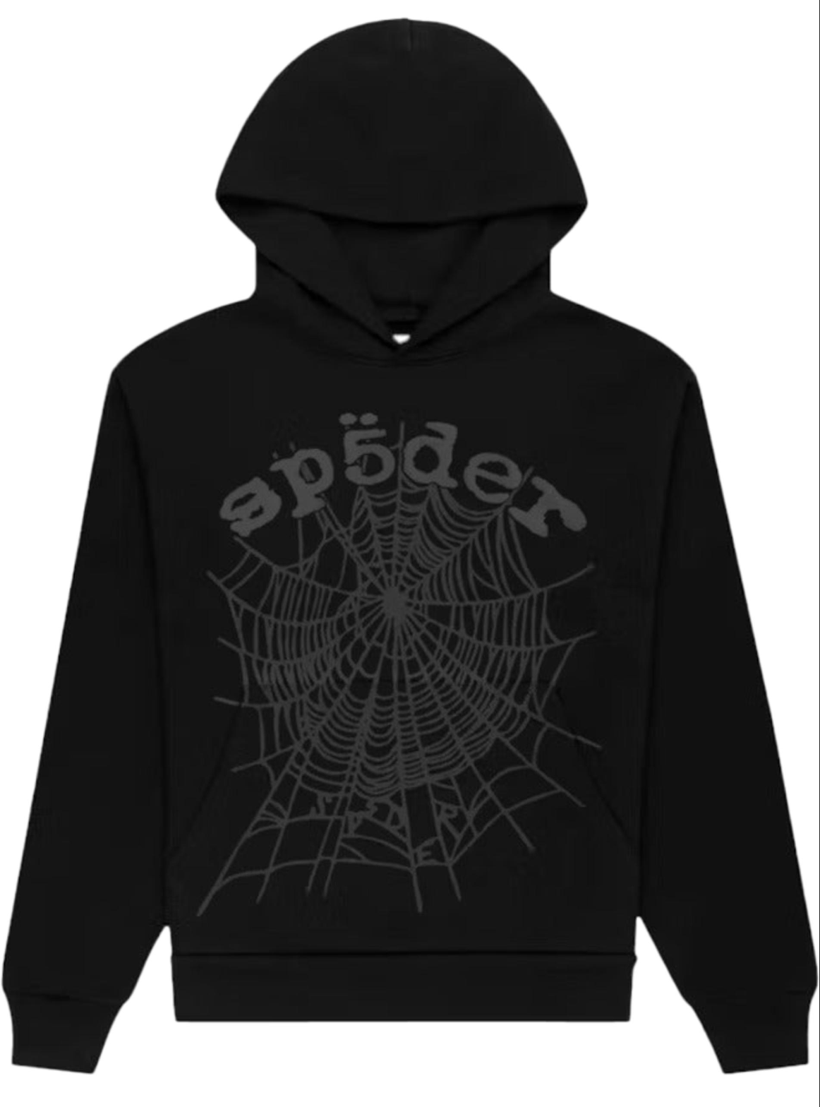 SP5DER Web Hoodie - Black