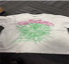 SP5DER Web Tee - White / Pink & Green