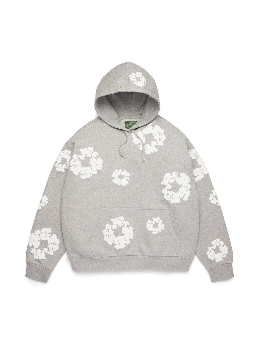 Denim Tears Cotton Wreath Hoodie - Grey