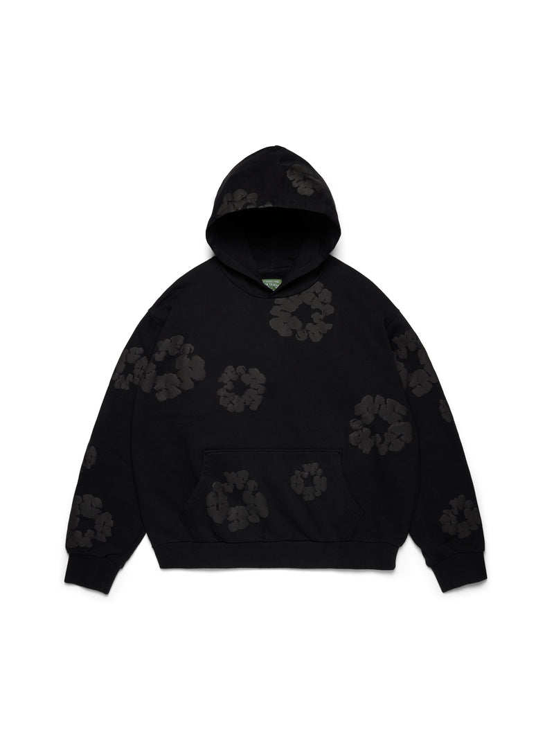 Denim Tears Mono Cotton Wreath Hoodie - Black