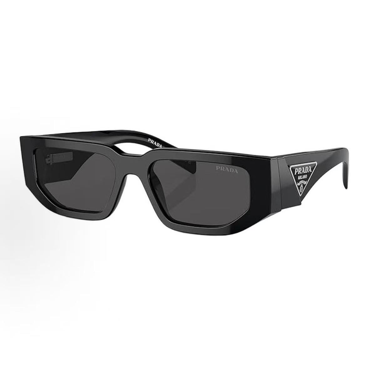 Prada PR 09ZF Rectangle Sunglasses - Black
