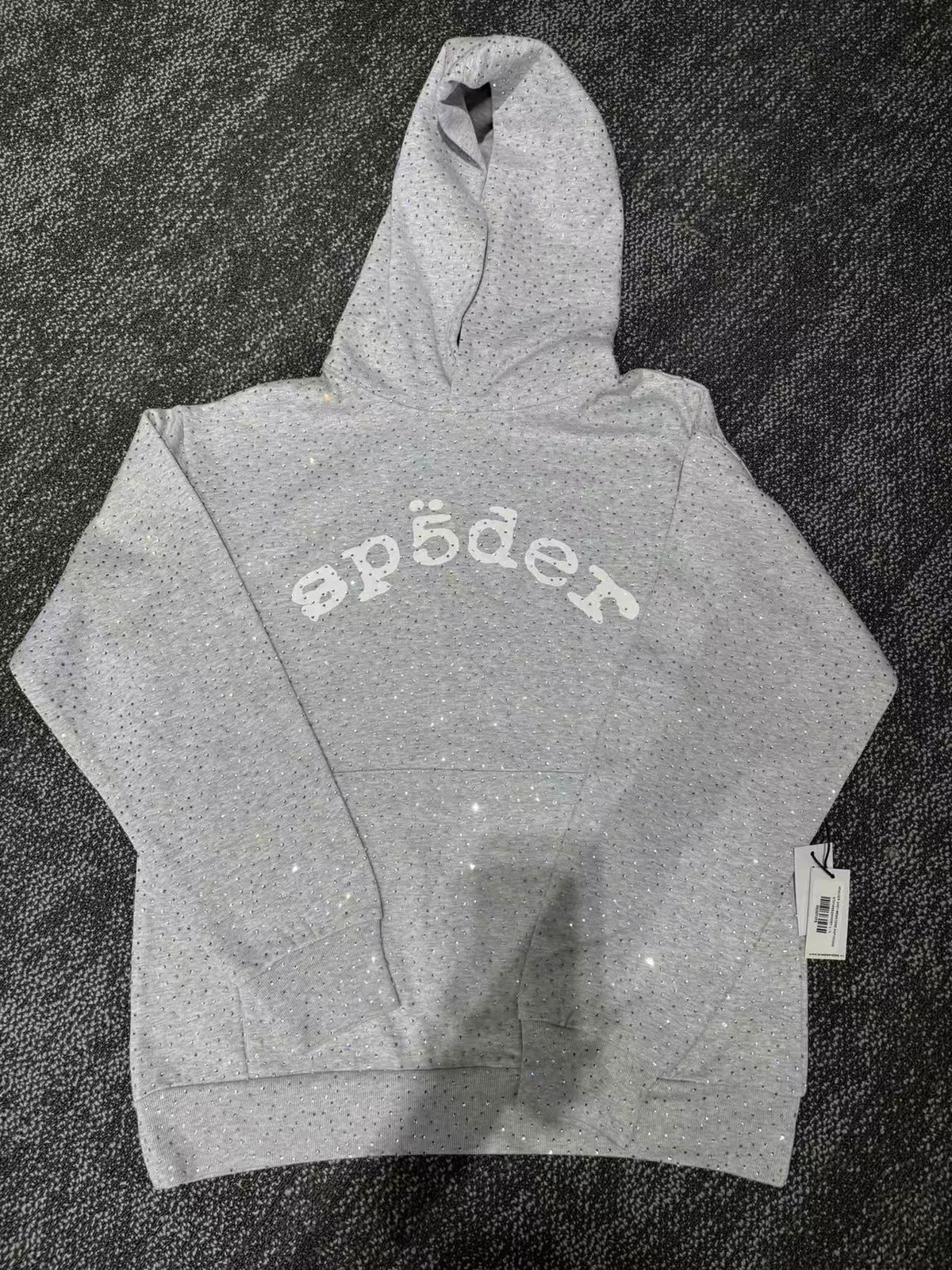 SP5DER VVS Hoodie - Heather Grey