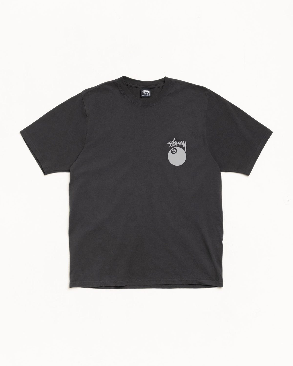 Stussy 8 Ball Tee Pigment Dyed - Faded Black